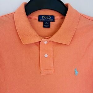 Polo by Ralph Lauren Orange Polo Shirt with Embroidered Logo
